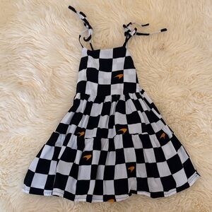 Checkered Black and White McLaren Dress